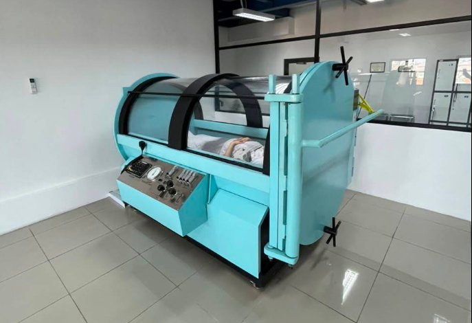 Chamber hyperbaric oxygen therapy di Klinik Darma Nusantara, Kota Tangerang